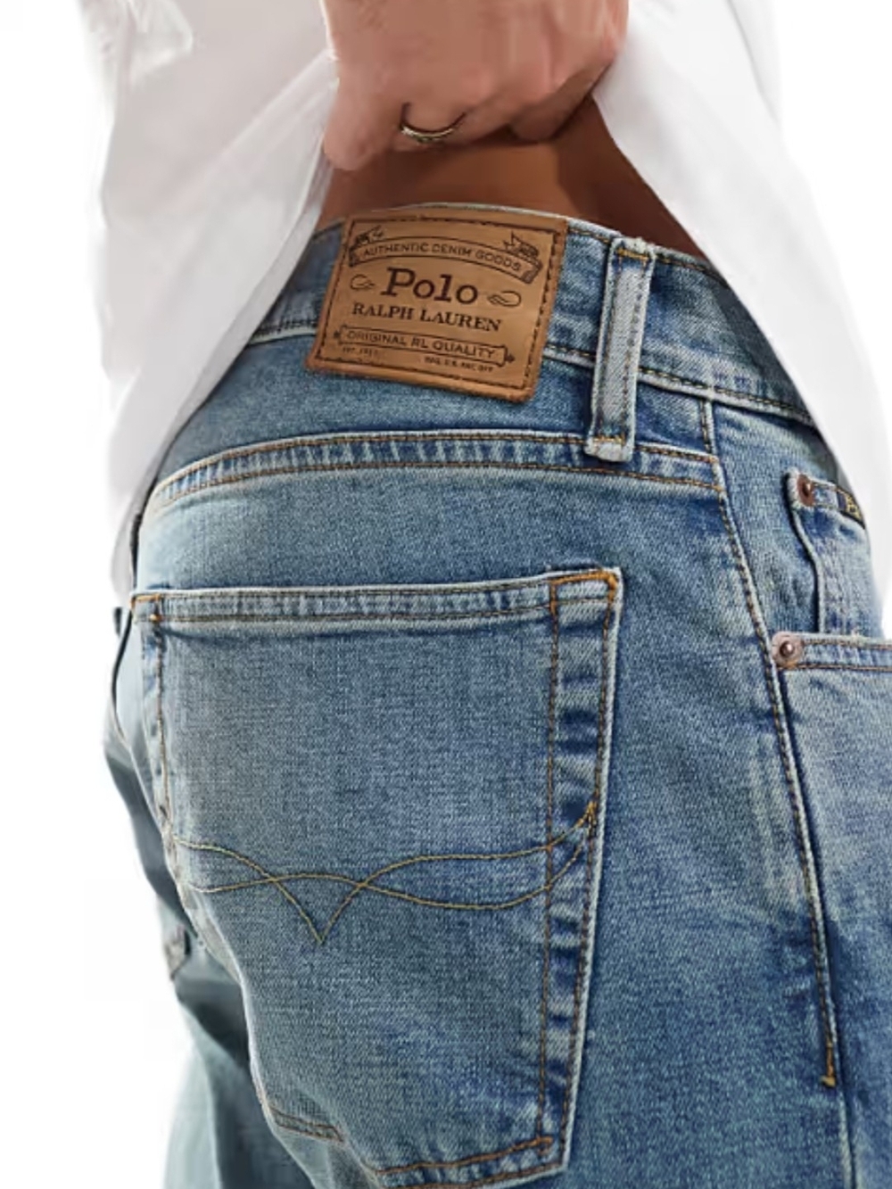 Polo Ralph Lauren Men’s Bootcut Jeans 32x30 Medium Wash Denim Classic Fit GUC